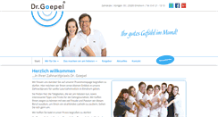 Desktop Screenshot of dr-goepel.de