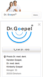 Mobile Screenshot of dr-goepel.de
